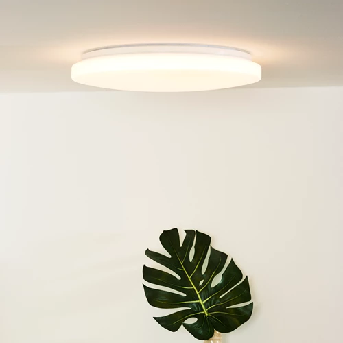 Lucide OTIS - Plafonnière - Ø 39 cm - LED - 1x32W 3000K - Opaal - sfeer 1